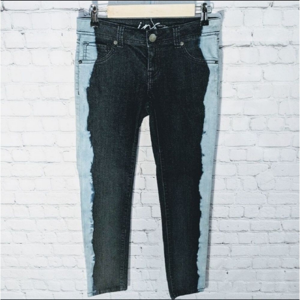 INC Bleached Skinny Leg Jeans